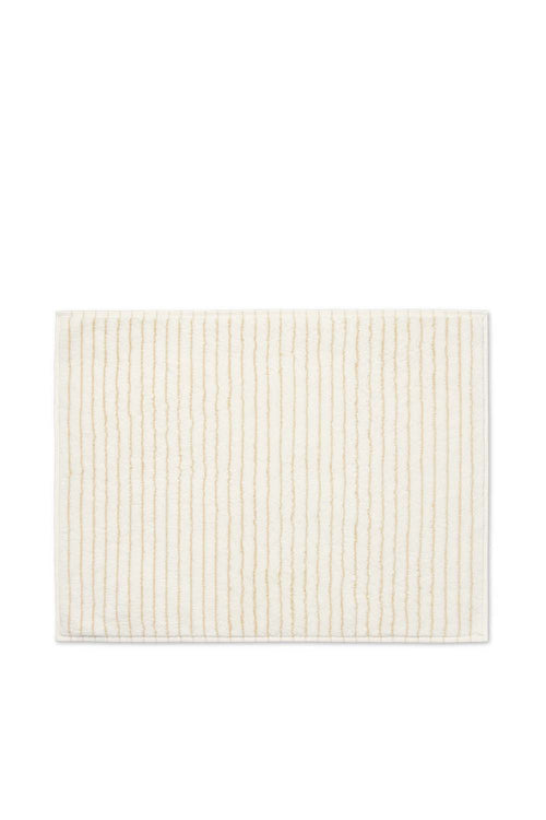 Essential Stripe Bath Mat, Wheat, 70x50cm