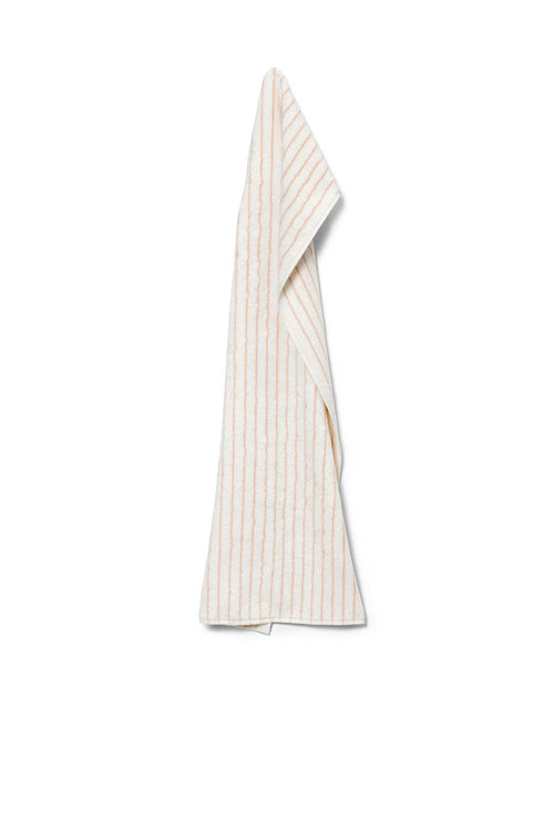 Essential Stripe Bath Towel, 70x140cm, Rose