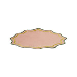 Set 2 scalloped placemats