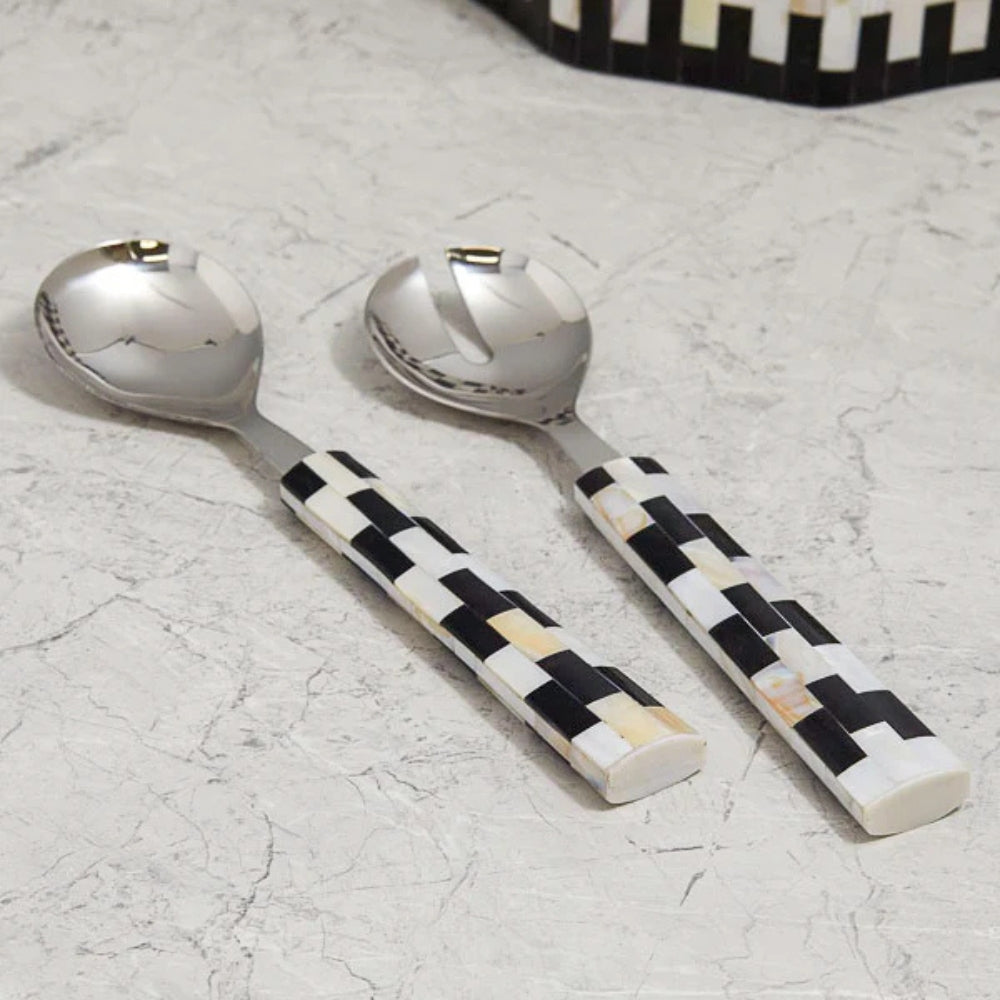 Finlay Inlay Serving Set – Handcrafted Decorative Set