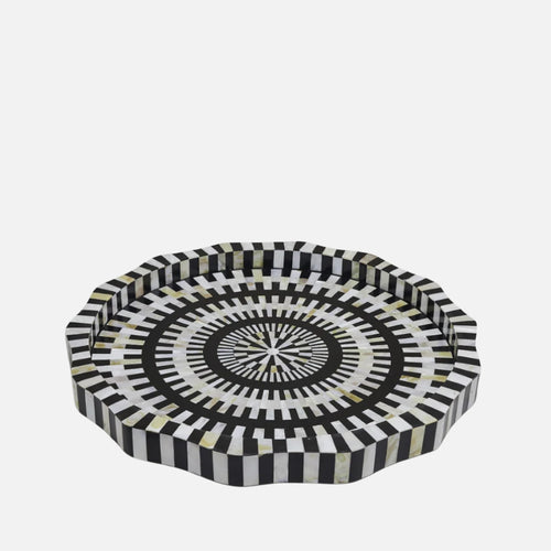 Finlay Inlay Tray – Handcrafted Decorative Serving Tray