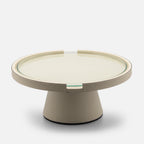 Gourmet Leather-Covered Wood Raised Tray