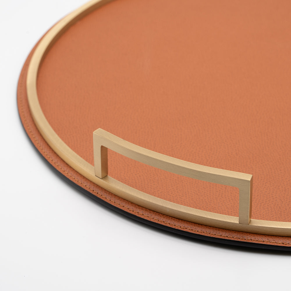 Defile Round Tray Medium Ivory