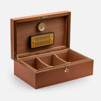 Santiago Humidor Large Leather Calfskin