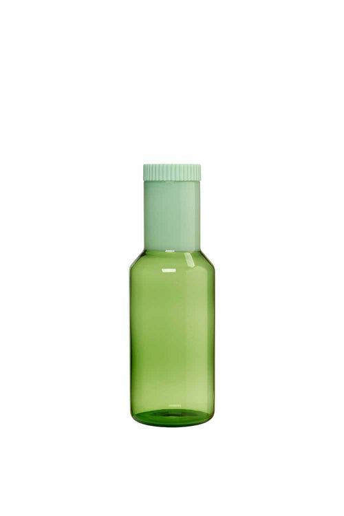 Tube Glass Carafe, 1L, Green