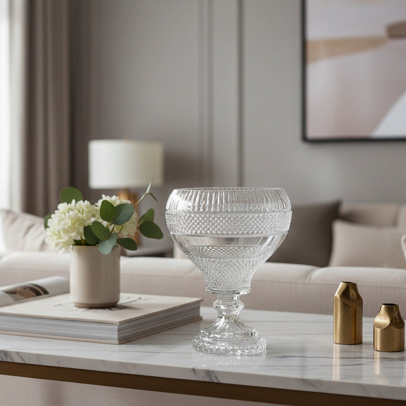 Glow 29cm Decorative bowl with foot for Home