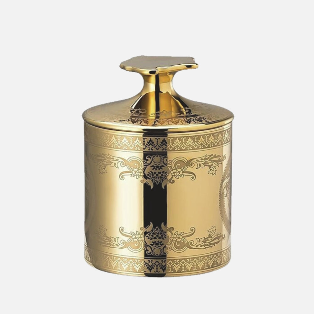 Medusa Garland Table Light with Lid – Porcelain