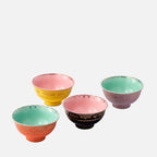 Grandpa Bowls – Multicolour Porcelain Set