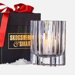 Hurricane Crystal Lamp Medium – Clear Candle Holder