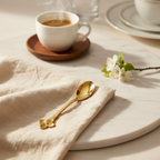 Four-Leaf Clover Set of 4 Coffee Spoons, 13 cm