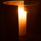 Hurricane Boe Glass Lantern – Decorative Candle Holder (Large)