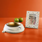 Eden 4x6 Frame – Hand-Carved Serpent Porcelain