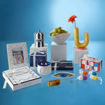 Eye Trinket Tray - Blue & Gold Porcelain