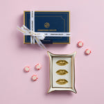 Lips Valet Tray - Porcelain Catchall with Gold Accents
