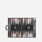 Jet Black Lizard Large Backgammon