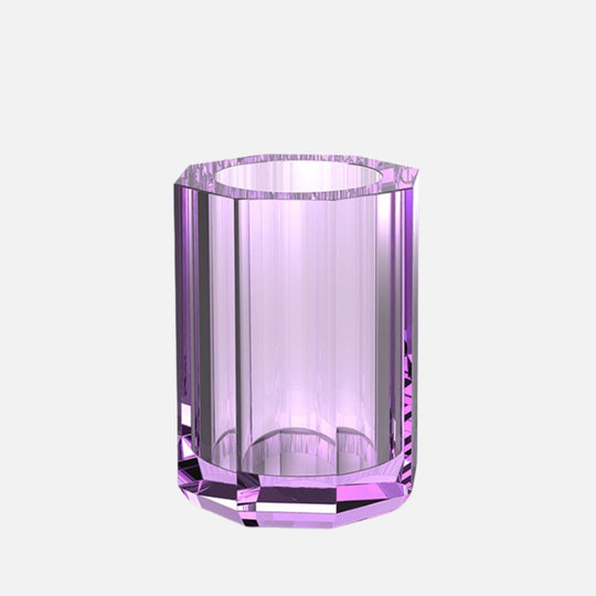 Countertop Crystal Glass Toothbrush Holder