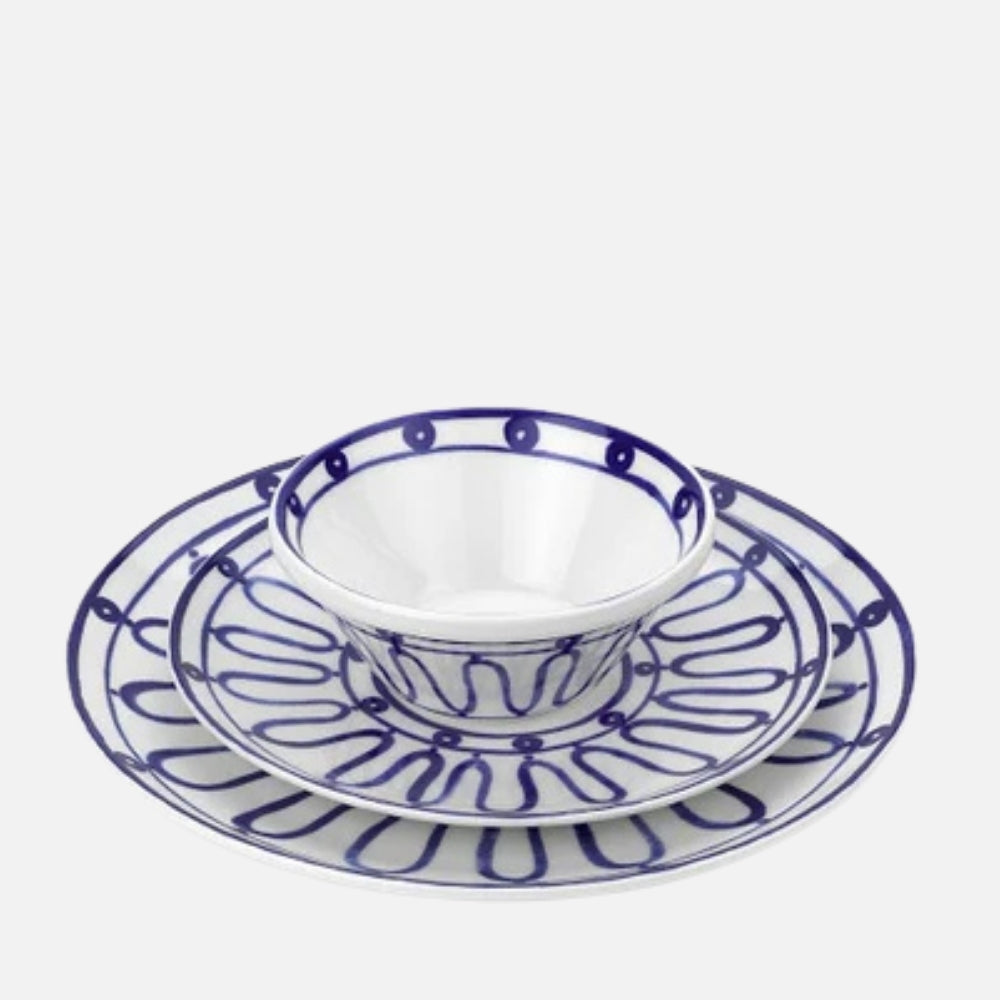 Kyma Blue Bowl – Hand-Painted 16 cm