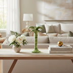 Green Palm Ceramic Candelabra – 20 cm