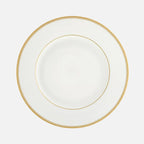 Le Verrier Gold Deep Plate, 23cm