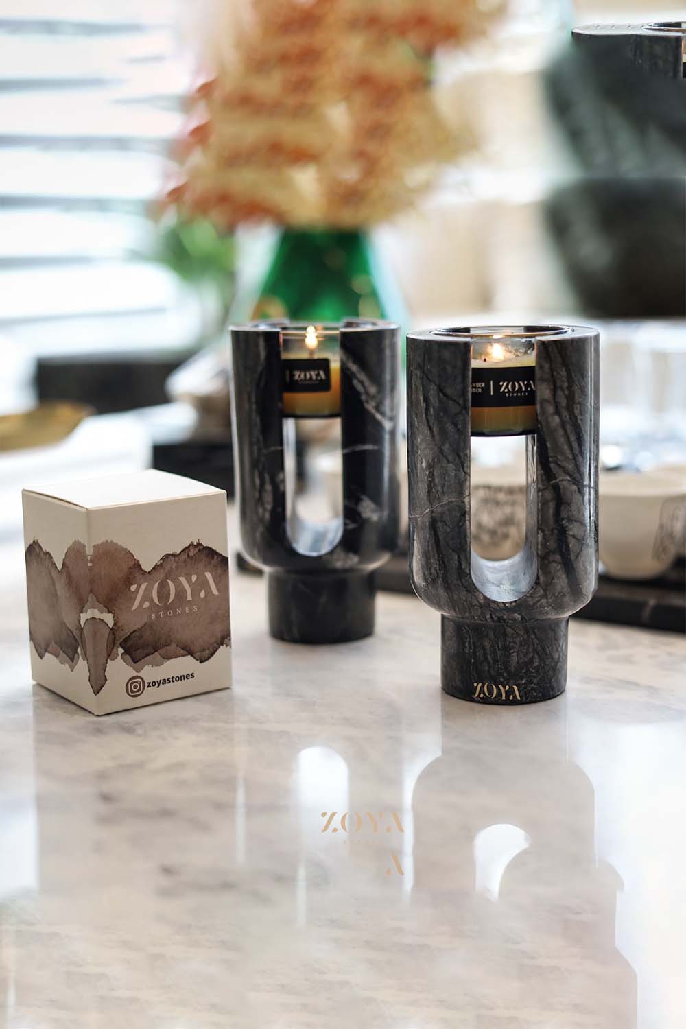 Luna Scented Candle Holder Set