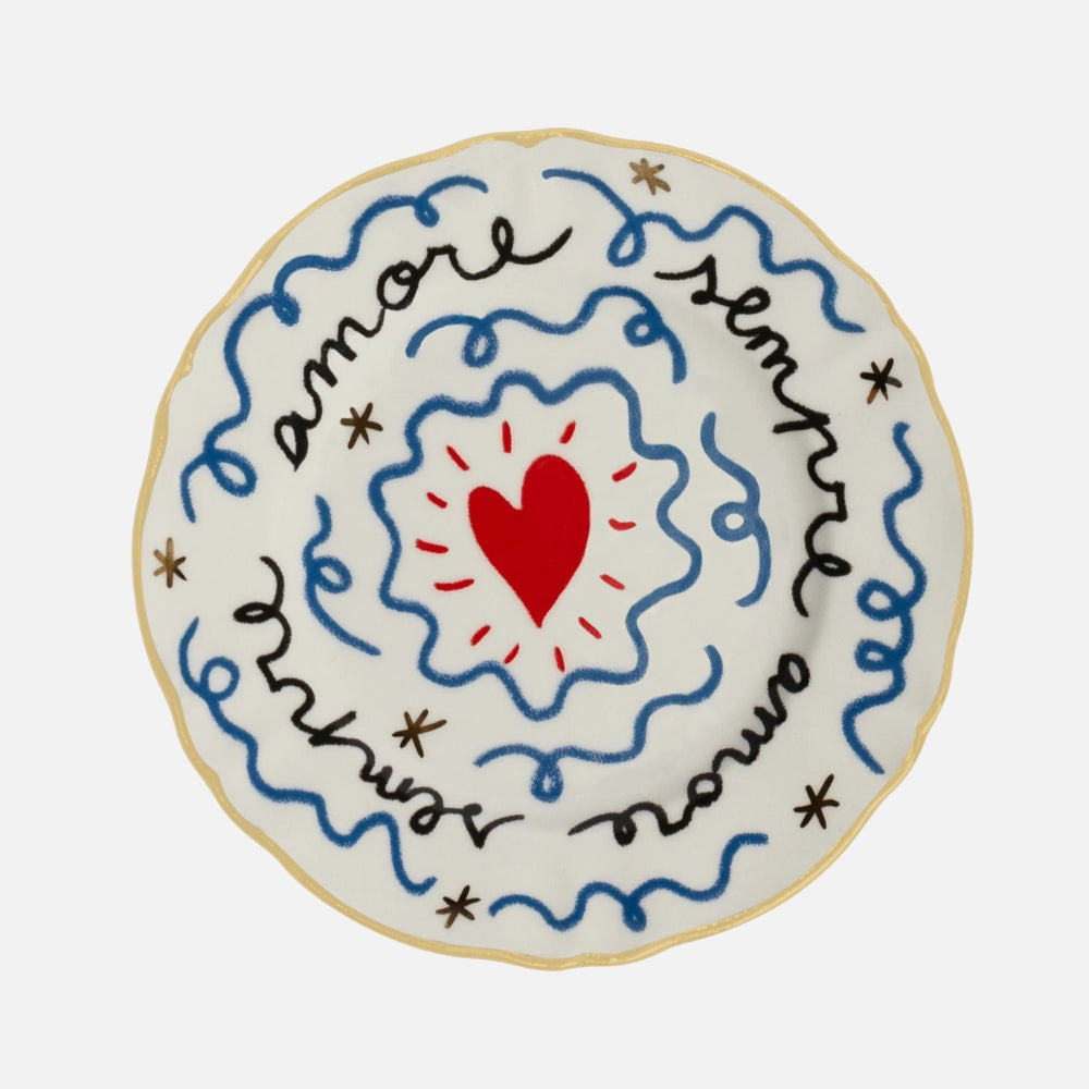 Little Plate Heart (  Dessert Plate Ø 16,5 cm )