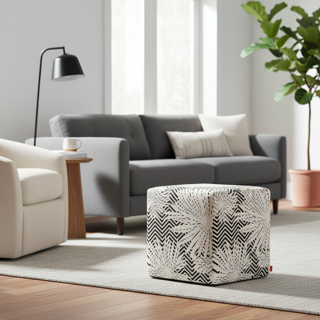 Missoni Ombre 601 Cube Pouf Jacquard – 40x40x40cm