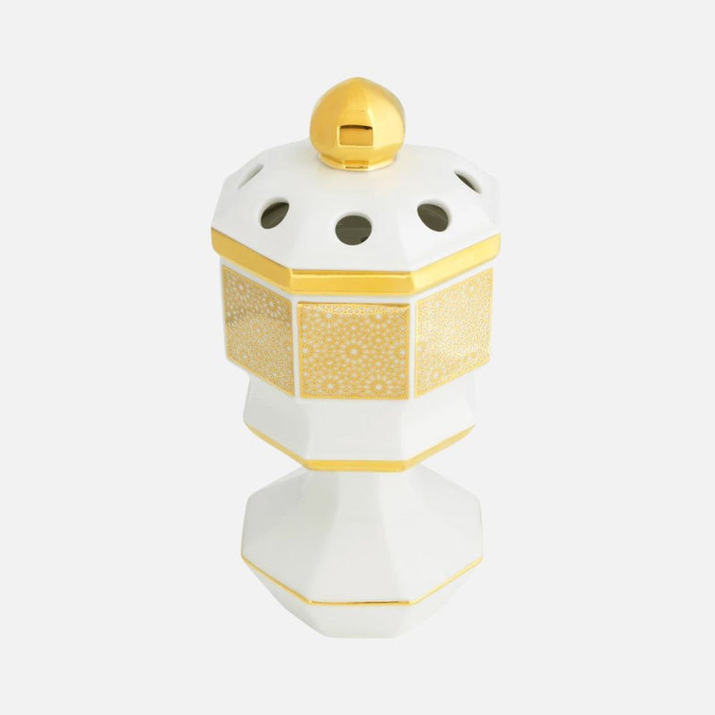 Mabkhara White With Arabic Des. for Home