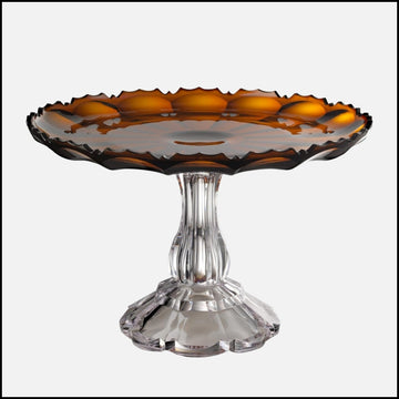 Mario Luca Giusti Girasole Cakestand – Amber Acrylic