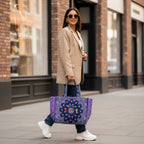 Call It Maxi Cabas Matelassé - Kiss & Fly Navy/ Chambray Tote Bag