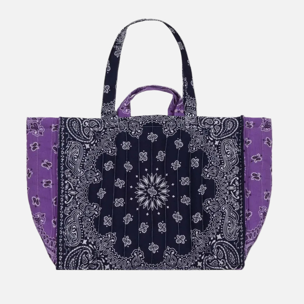 Call It Maxi Cabas Matelassé - Kiss & Fly Navy/ Chambray Tote Bag