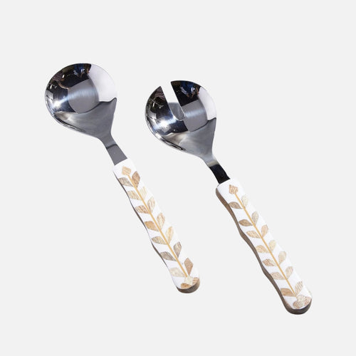 Mya Inlay Serving Cutlery Set – Stainless Steel