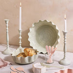 Nera Light Green Enamel Bowls – Set of 2