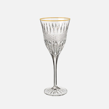 Wine Goblet with Gold Rim – Celebrate & Gift Edition