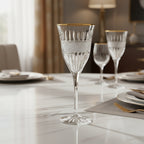 Wine Goblet with Gold Rim – Celebrate &amp; Gift Edition