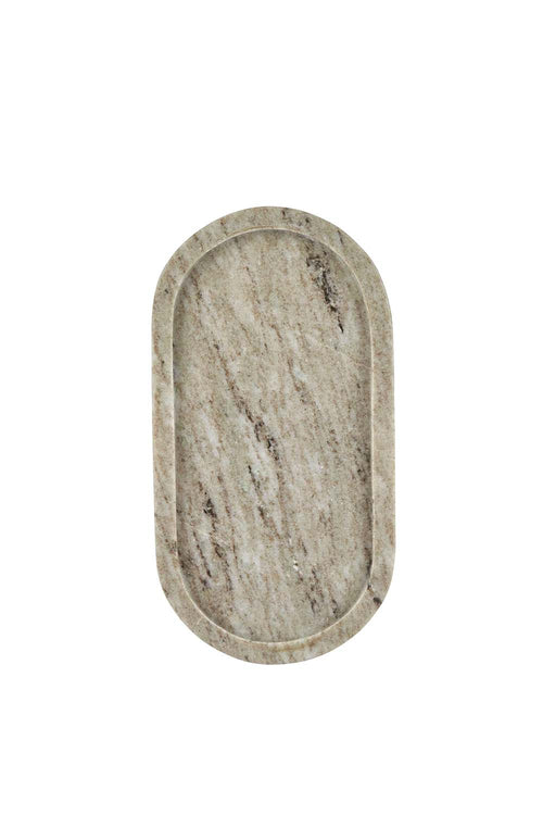 Oval Marble Tray, 28x15cm