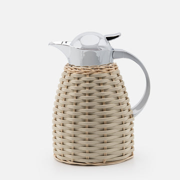 Chantilly Leather & Rattan Carafe 1 L