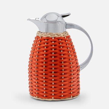 Chantilly Leather & Rattan Carafe 1.5 L