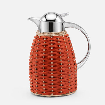 Chantilly Leather & Rattan Carafe 1.5 L