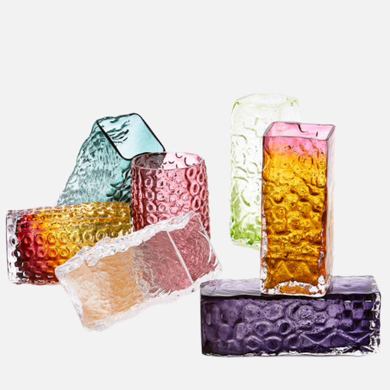 Square Relief Vase