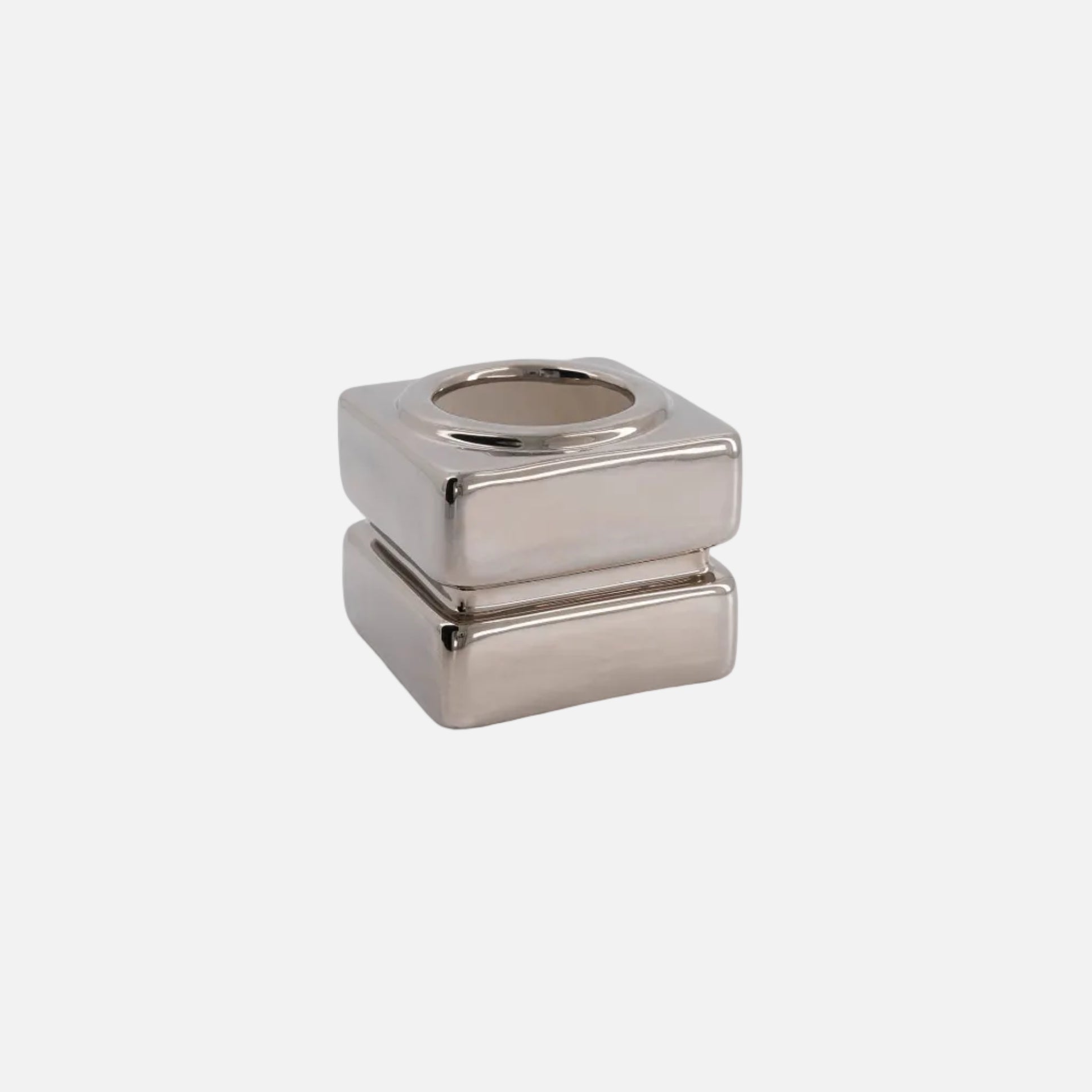 Donna Platinum Ceramic Pot