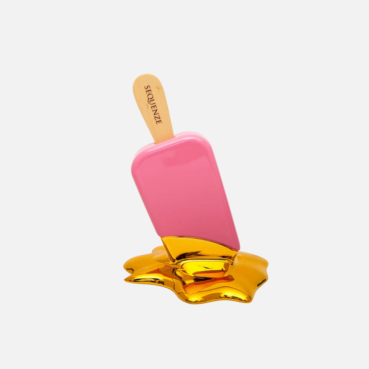 Sculpture "Coeur D'Or" Gld And Pink