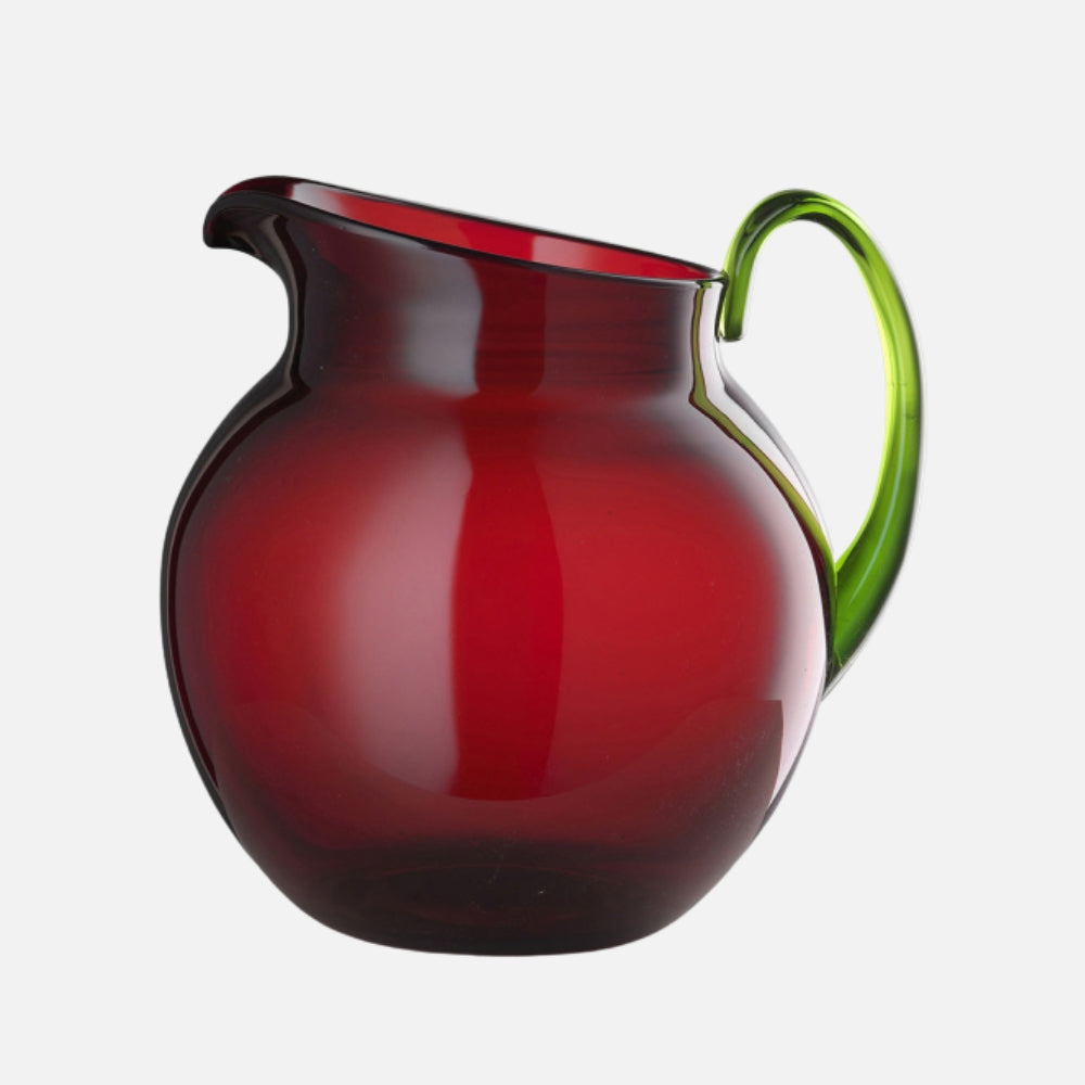 🎁 Pallina Ruby & Green Gloss Acrylic Pitcher – 2L (100% off)
