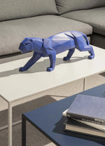 Panther Sculpture Blue