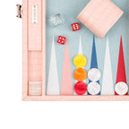 Pink Crocodile Medium Backgammon