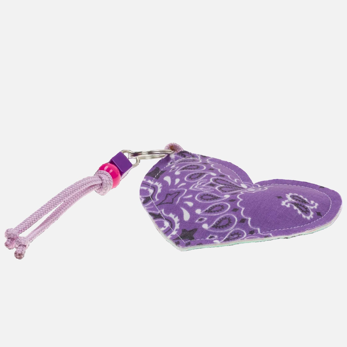 Call It Porte-Clés - Coeur Lilas/Mint Key Ring