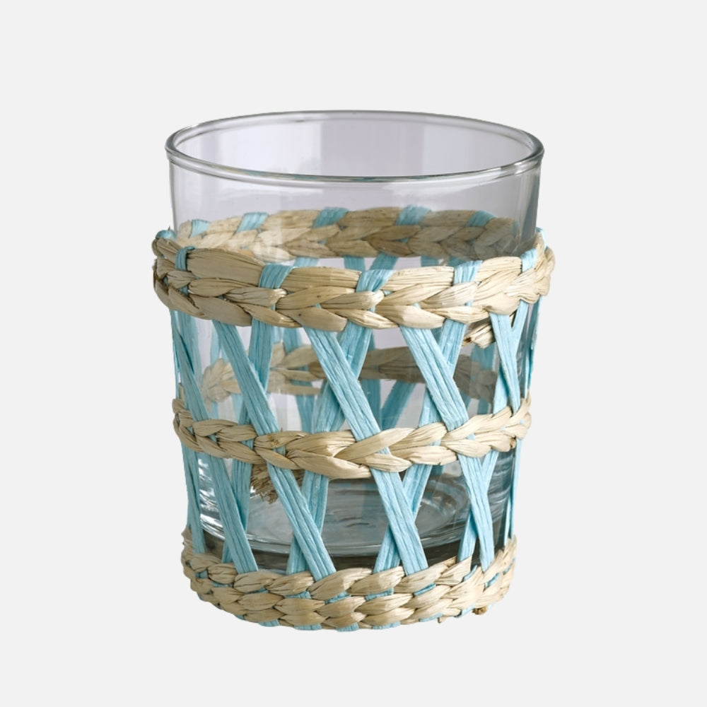 Reed Glass Tumblers – Set of 6 Multicolour