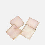 Rose Quartz Coasters, Set of 4