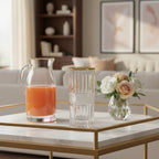 Old Fashioned glass with Gold Rim