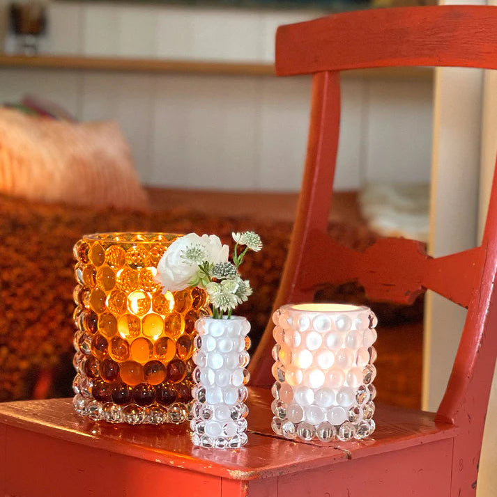 Hurricane Boule Lamp Large – Amber