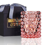 Hurricane Boule Large Rosé – Hand-Blown Glass Lamp & Vase